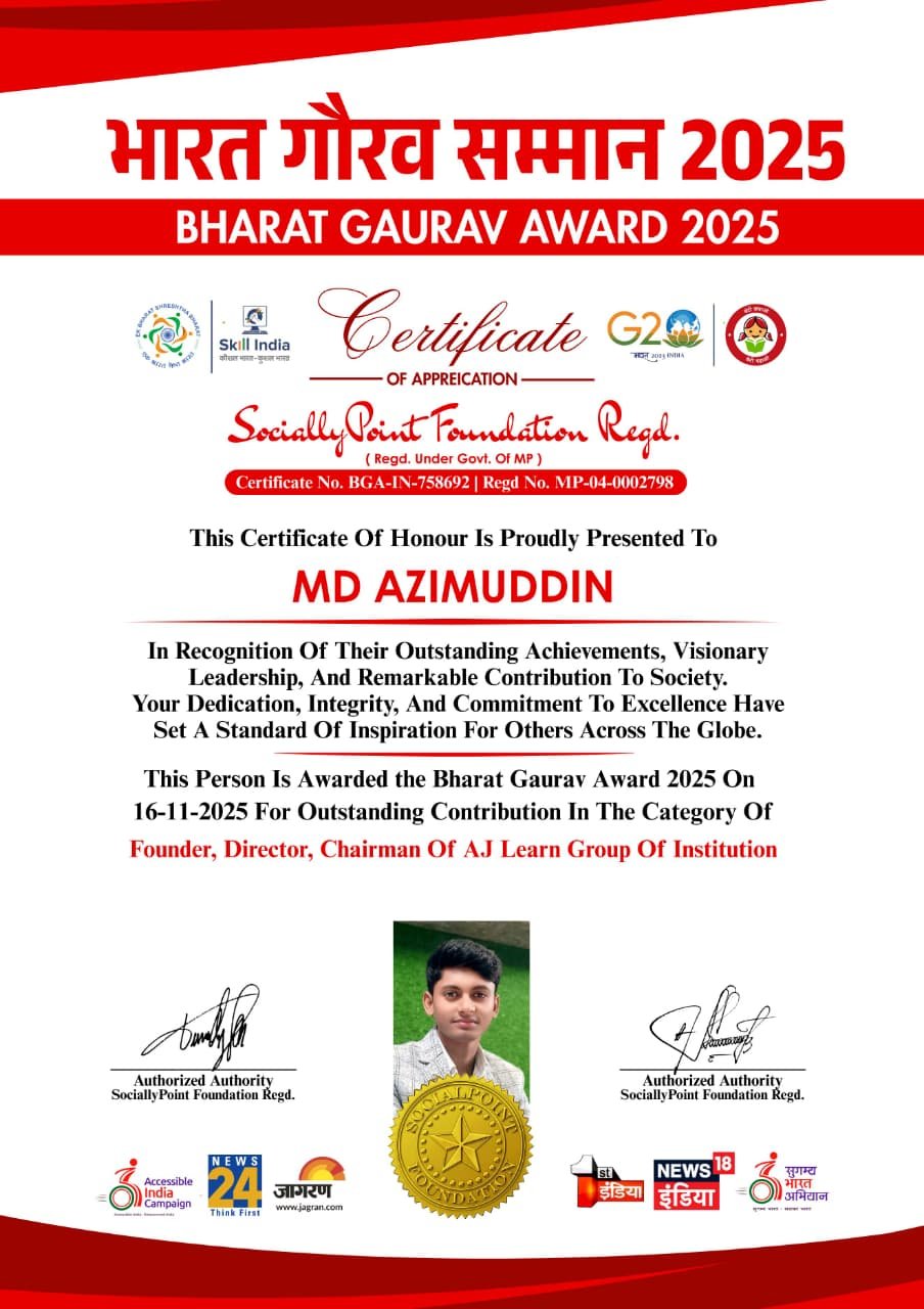 BHARAT GAURAV AWARD 2025