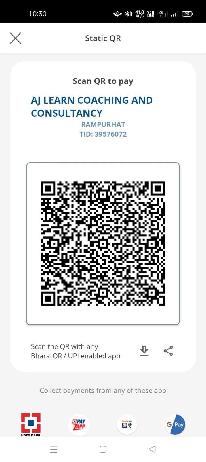 Bank Details - Account 1